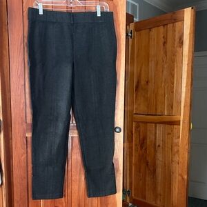 Women’s s comfort stretch charcoal gray ankle pants